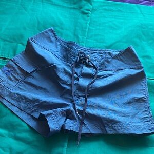 Old Navy Blue Nylon Swim Shorts with Drawstring